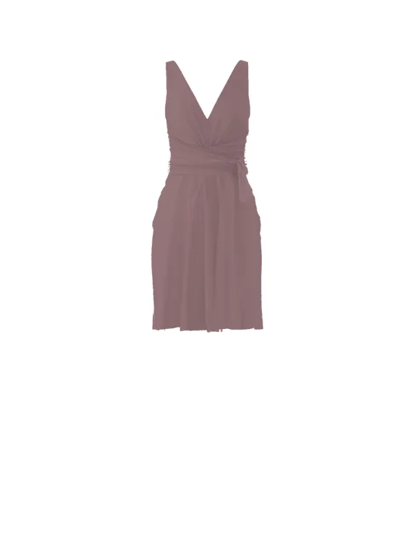 Bodice(Justine), Skirt(Carla),Belt(Sash), mauve sold by Amsale