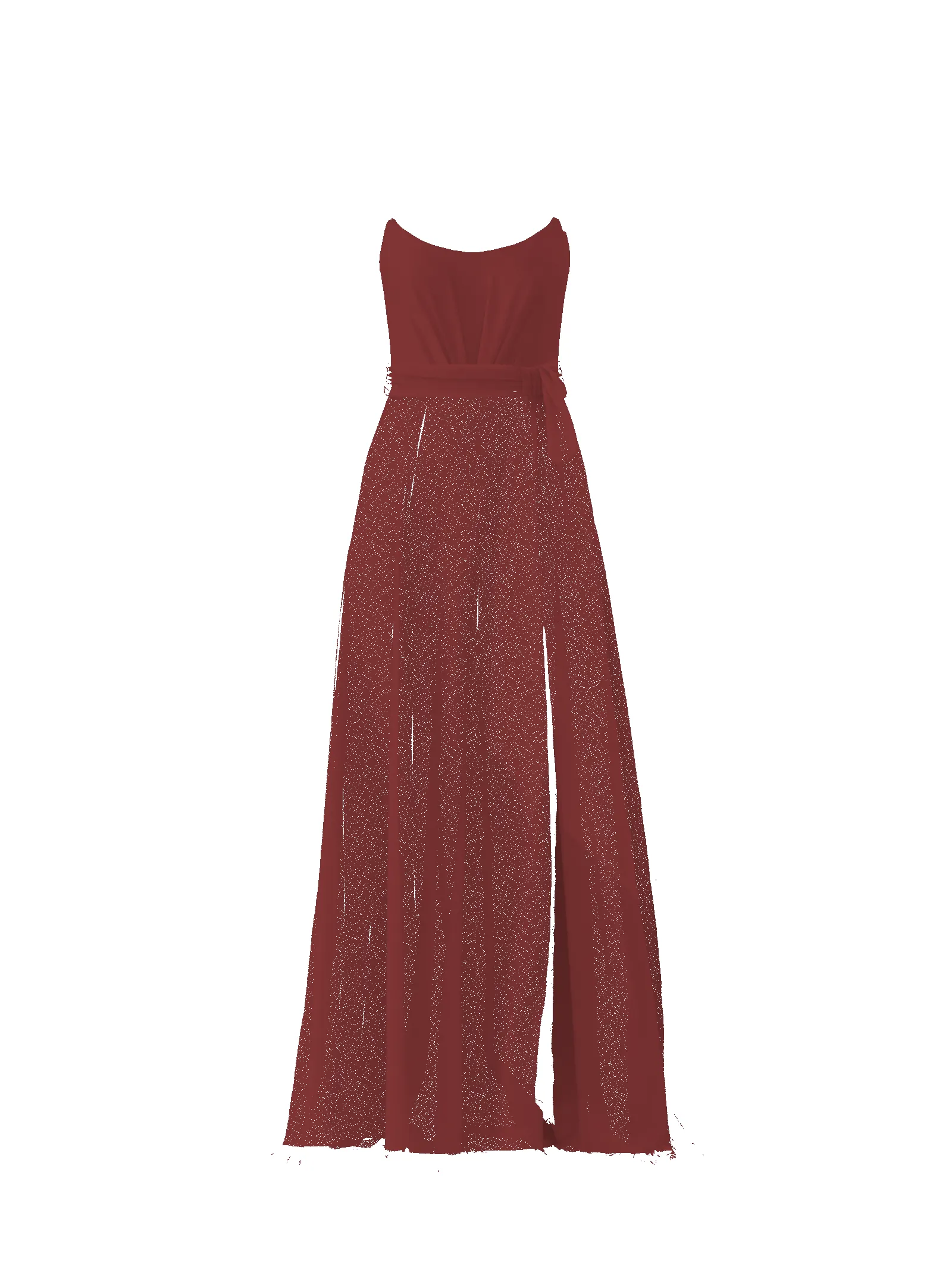 Bodice(Campbell), Skirt(Arabella),Belt(Sash), cayenne sold by Amsale