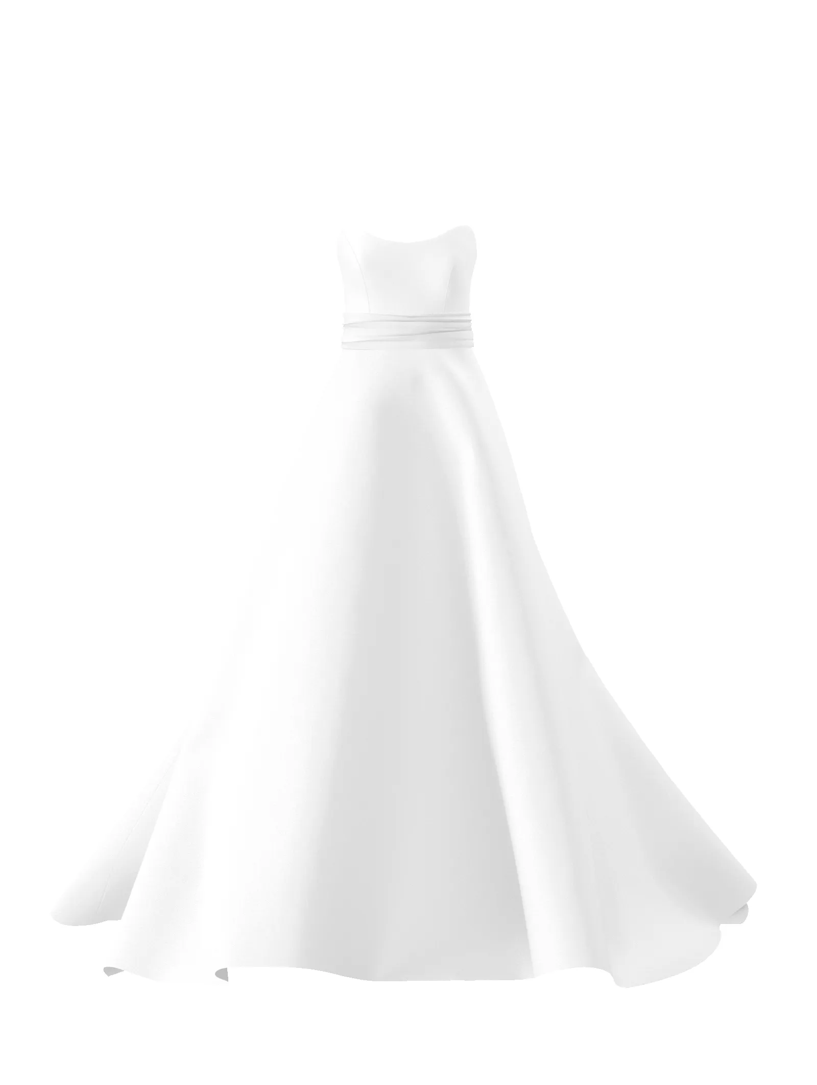 Bodice(Weston), Skirt(Reed), Belt(Cameron) sold by Amsale