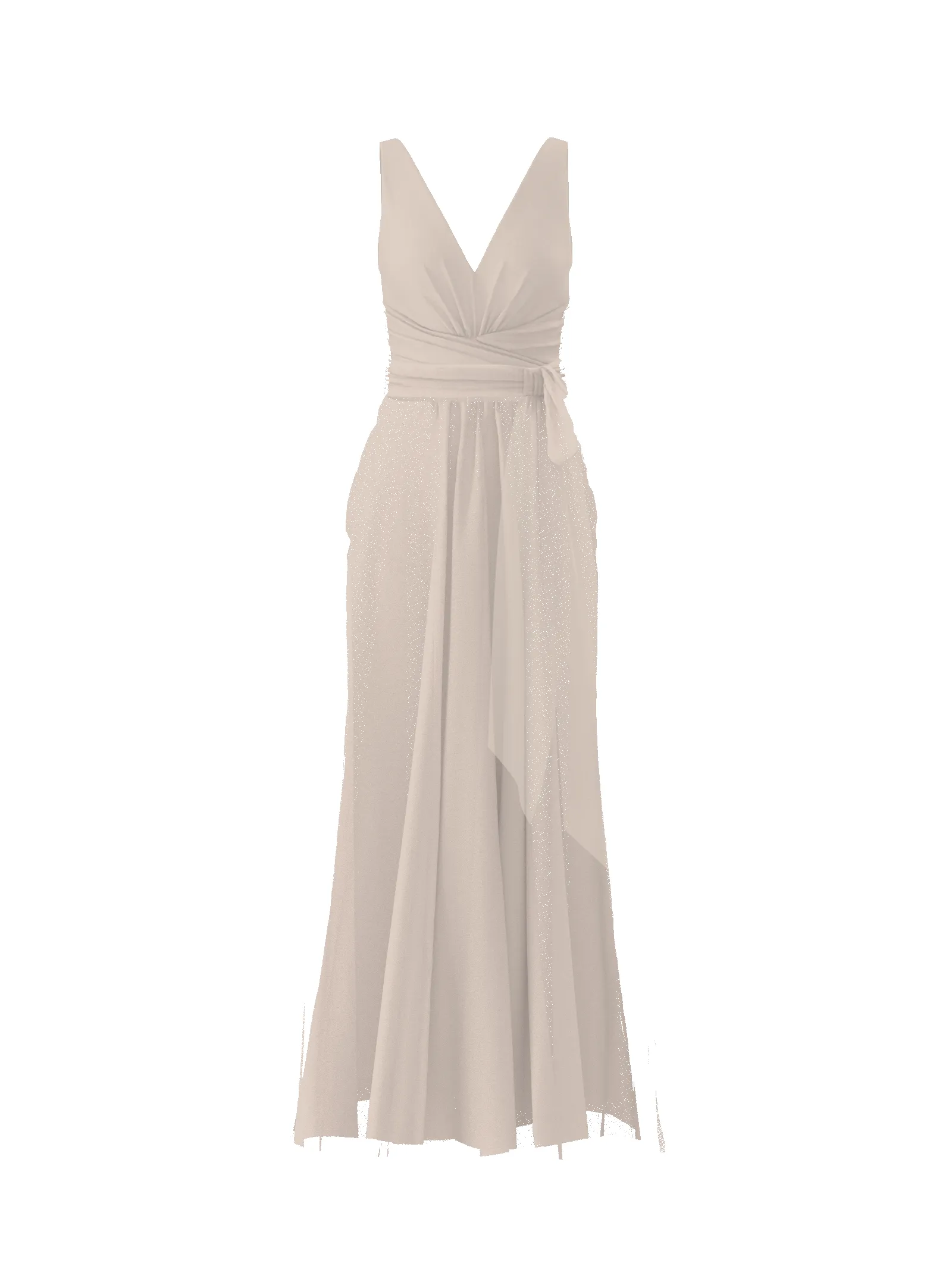 Bodice(Justine), Skirt(Justine),Belt(Sash), fawn sold by Amsale