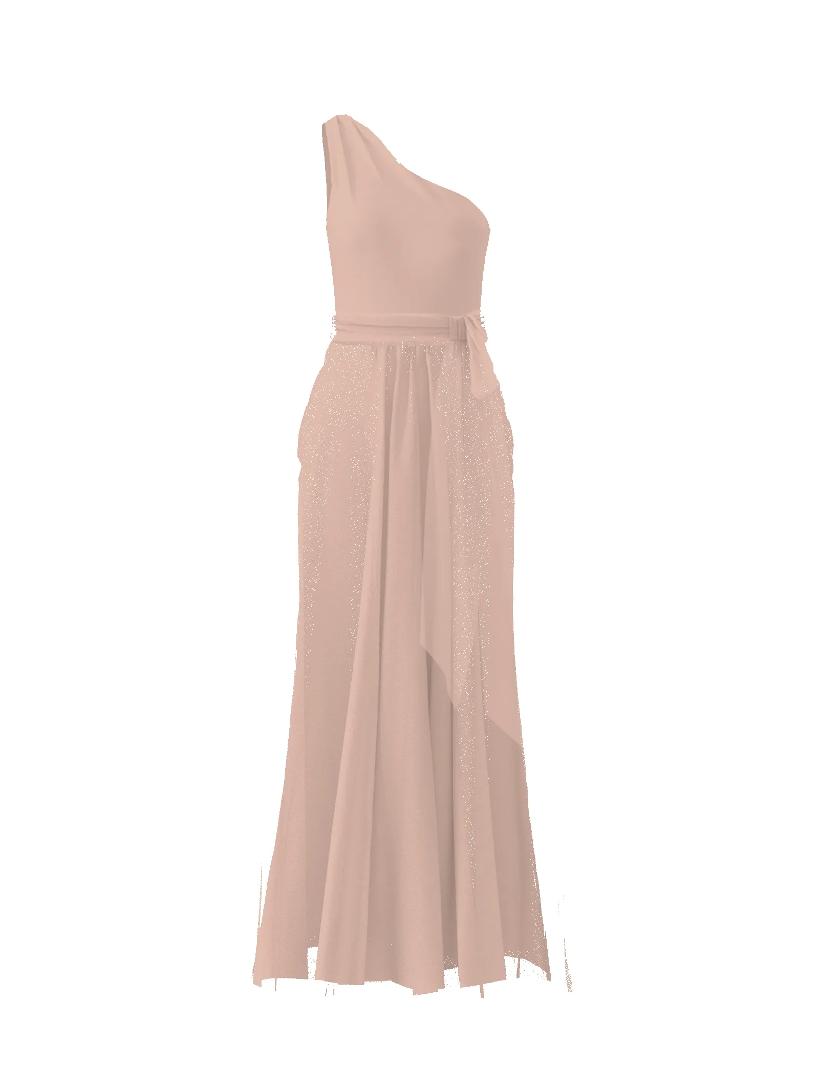 Bodice(Laurie), Skirt(Justine),Belt(Sash), blush sold by Amsale