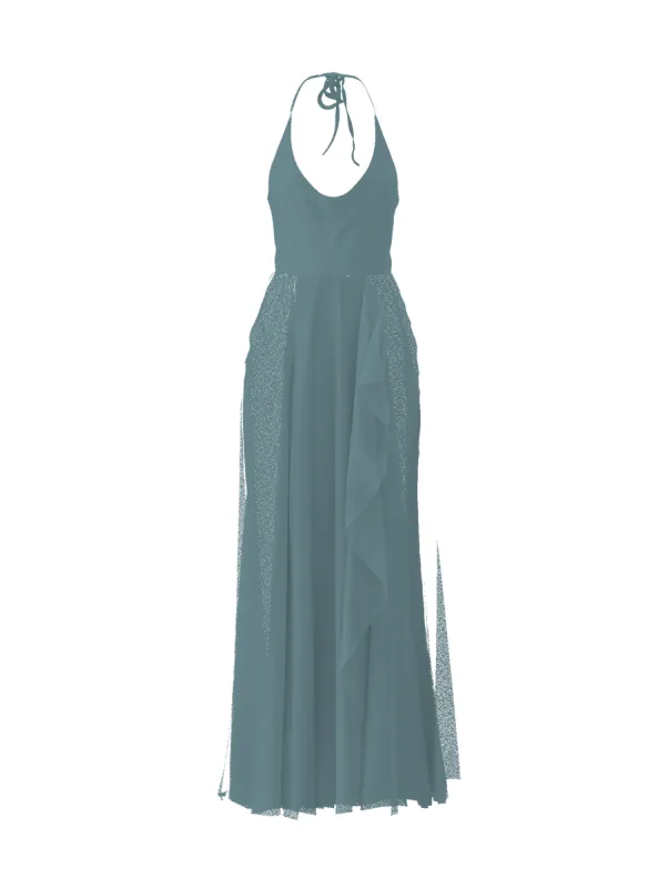 Bodice(Daryn), Skirt(Jaycie), teal sold by Amsale