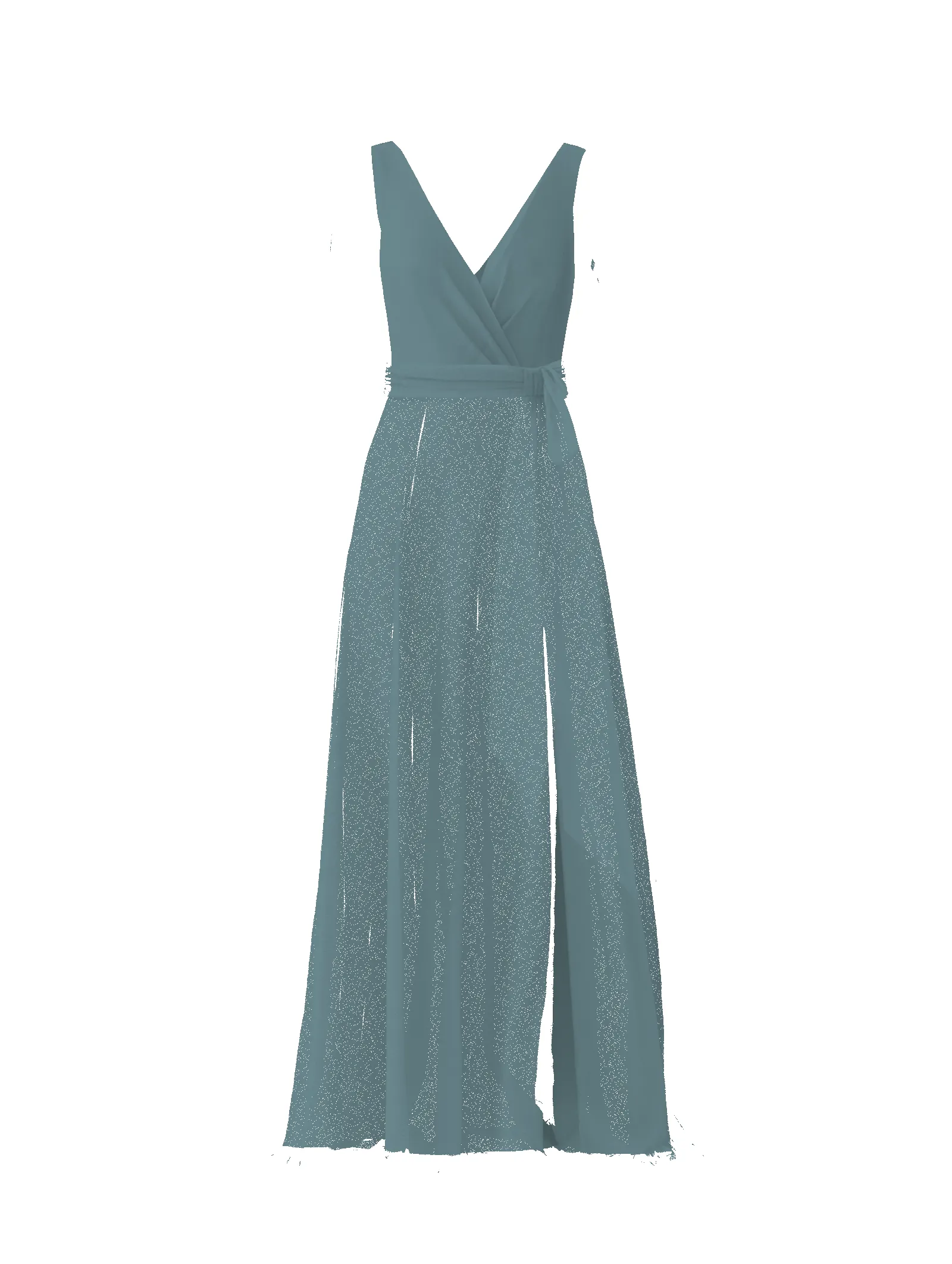 Bodice(Ava), Skirt(Arabella),Belt(Sash), teal sold by Amsale