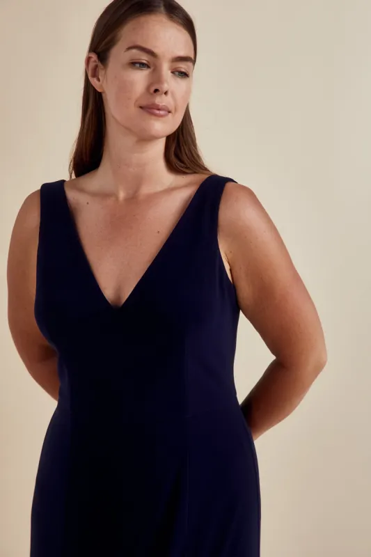 Dale - V-neck A-line Dress sold by Amsale