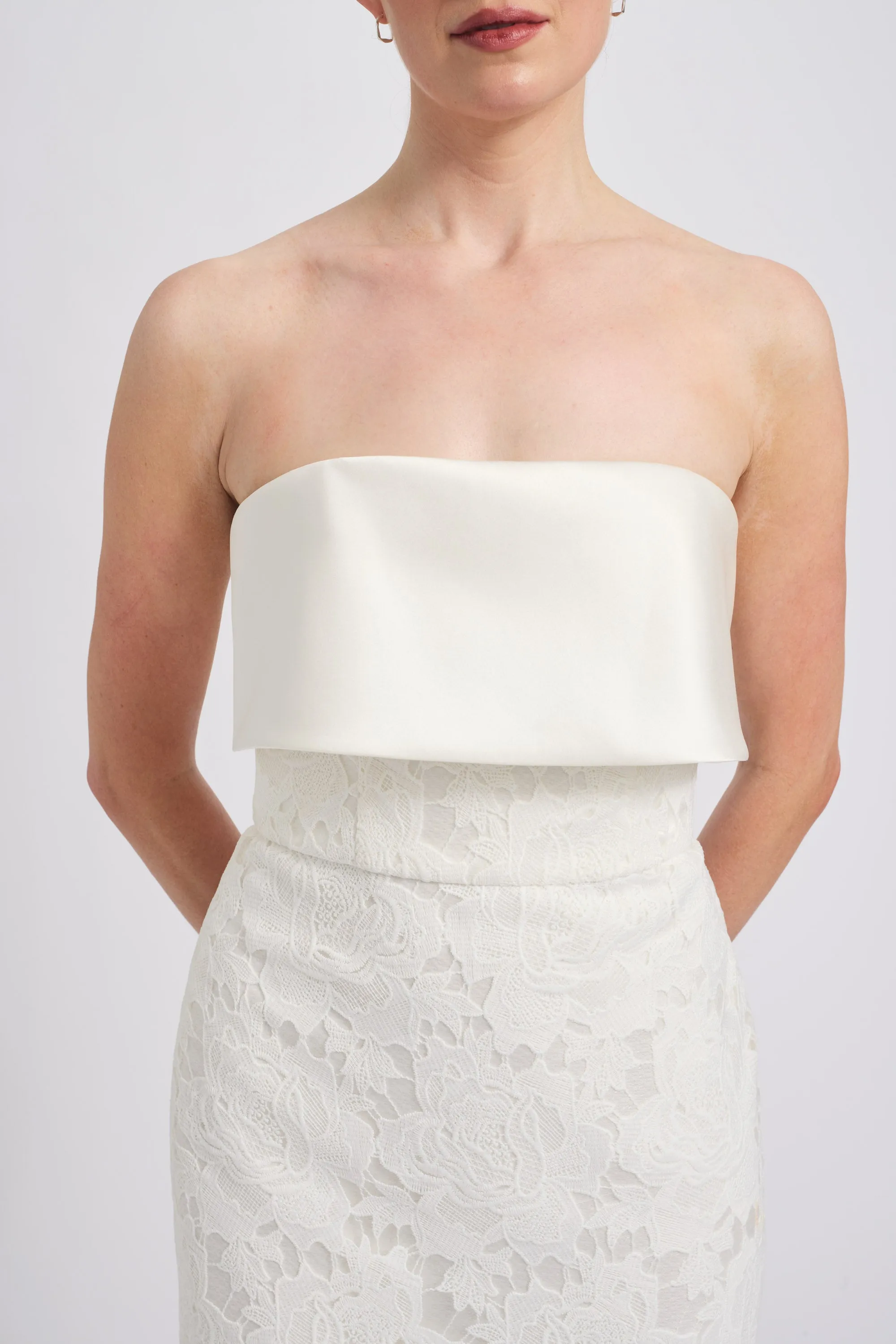 Guipure Lace Dress sold by Amsale product image thumbnail 4