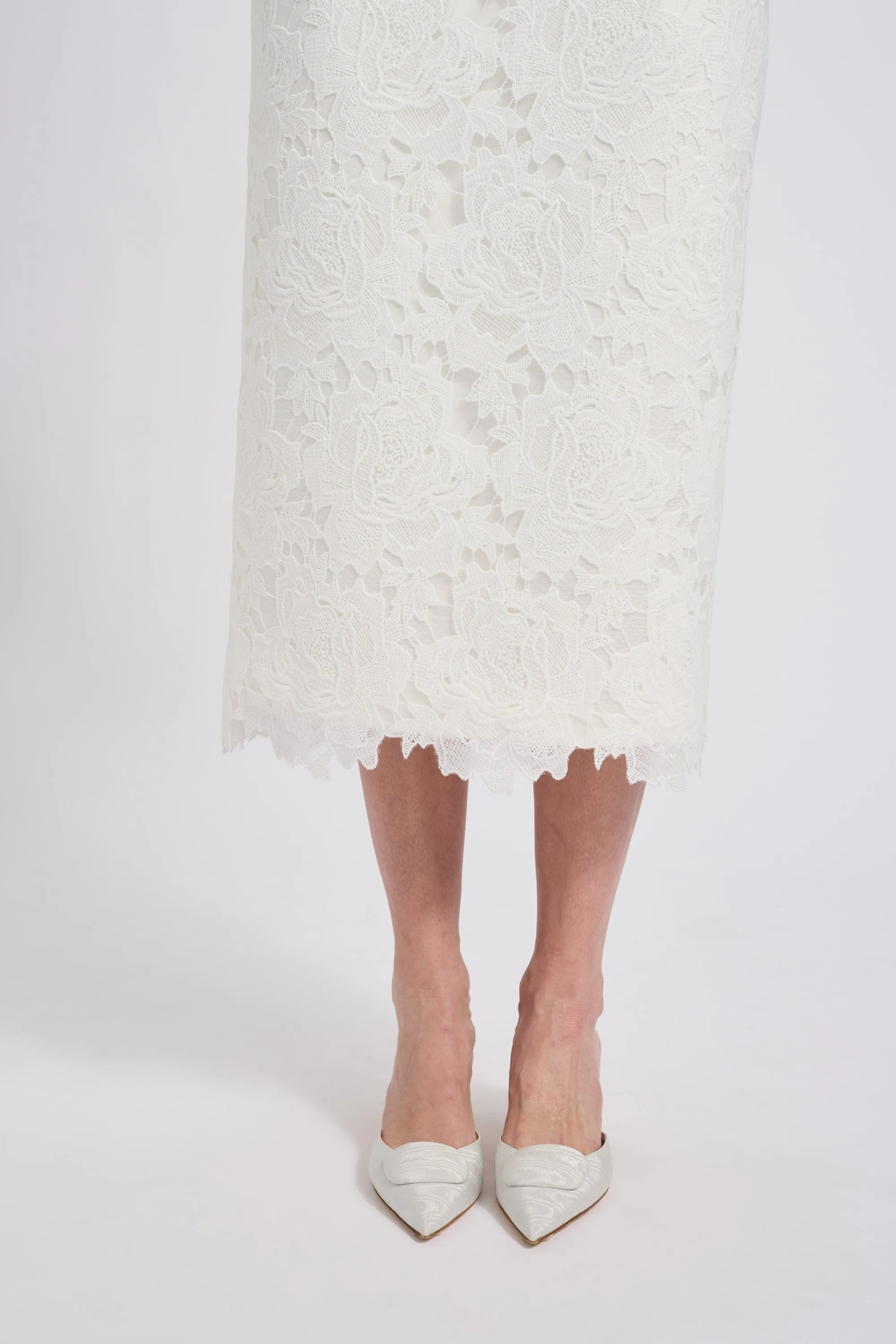 Guipure Lace Dress sold by Amsale product image thumbnail 2