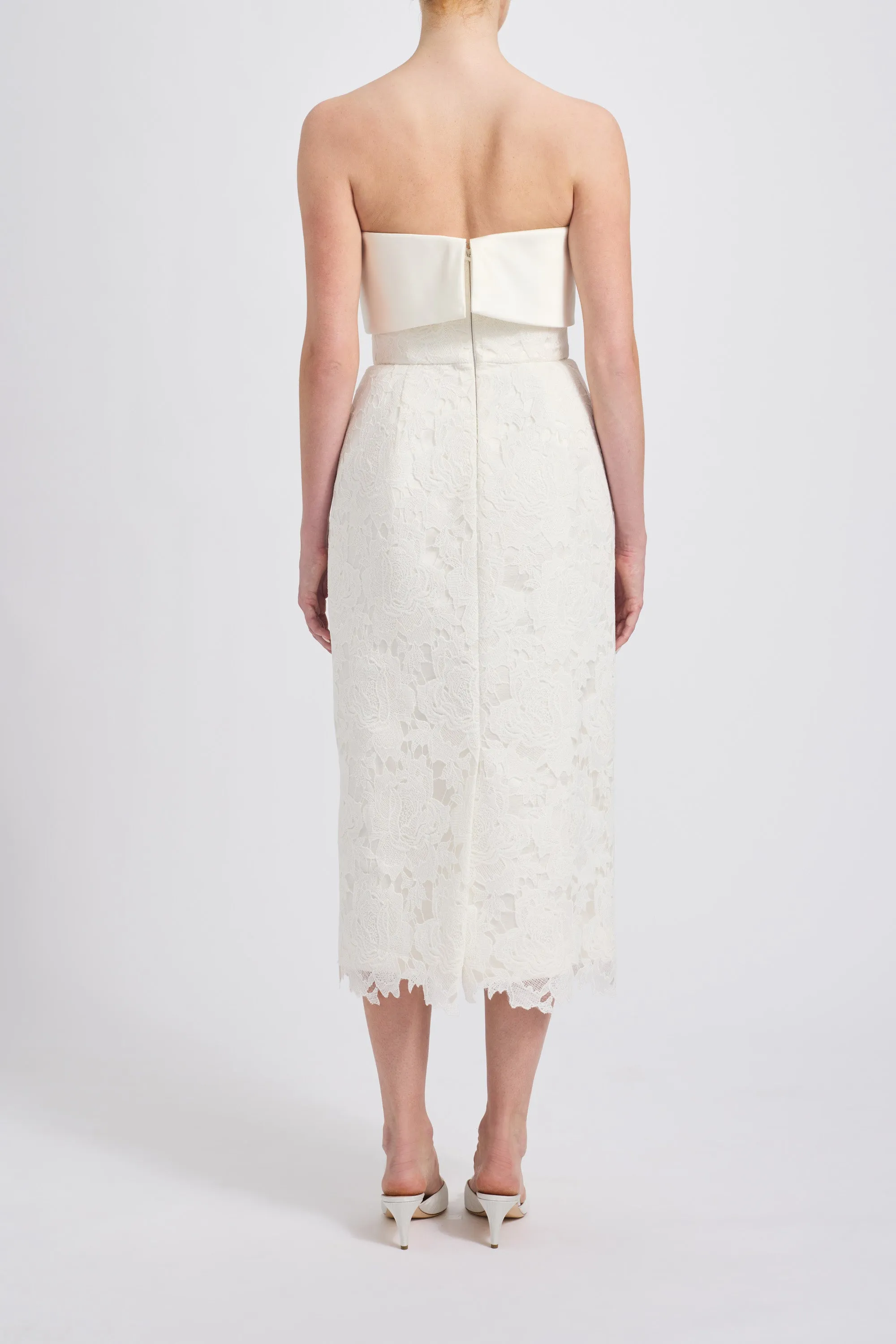 Guipure Lace Dress sold by Amsale product image thumbnail 5