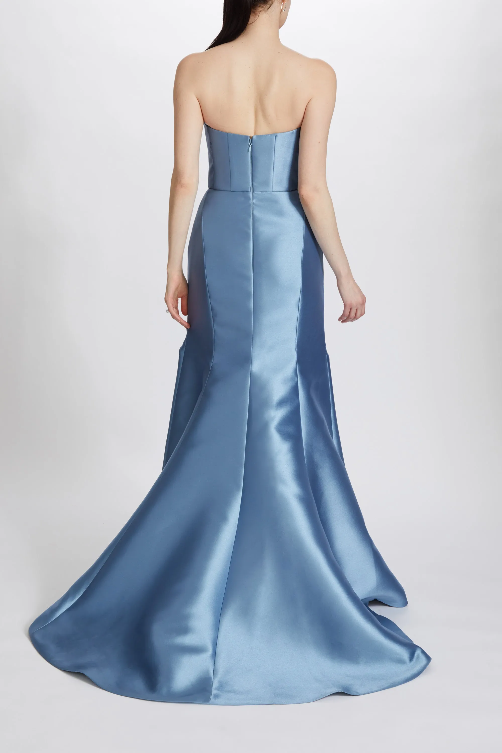 Mikado Strapless Gown sold by Amsale product image thumbnail 4