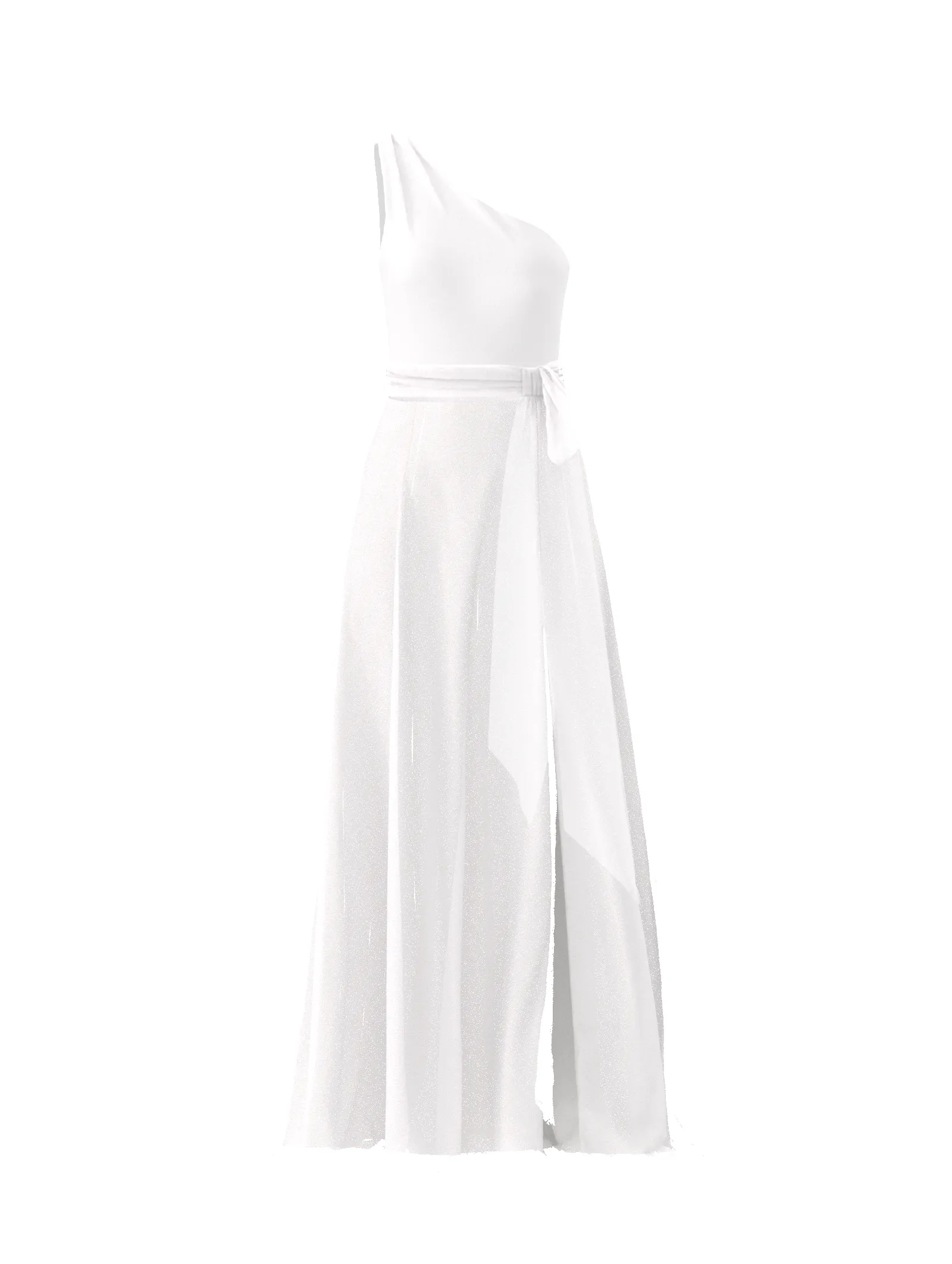 Bodice(Laurie), Skirt(Arabella),Belt(Sash), white sold by Amsale