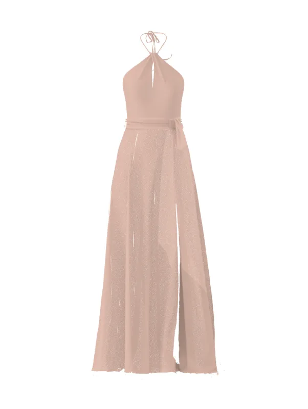 Bodice(Colby), Skirt(Arabella),Belt(Sash), blush sold by Amsale