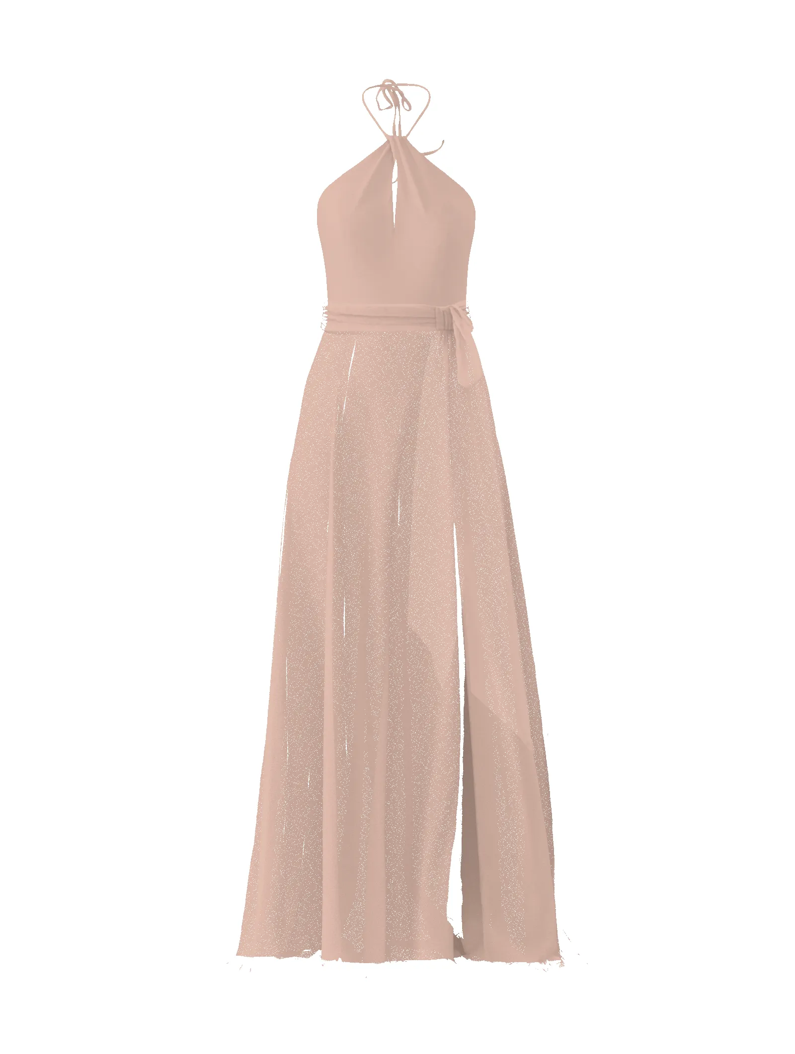 Bodice(Colby), Skirt(Arabella),Belt(Sash), blush sold by Amsale