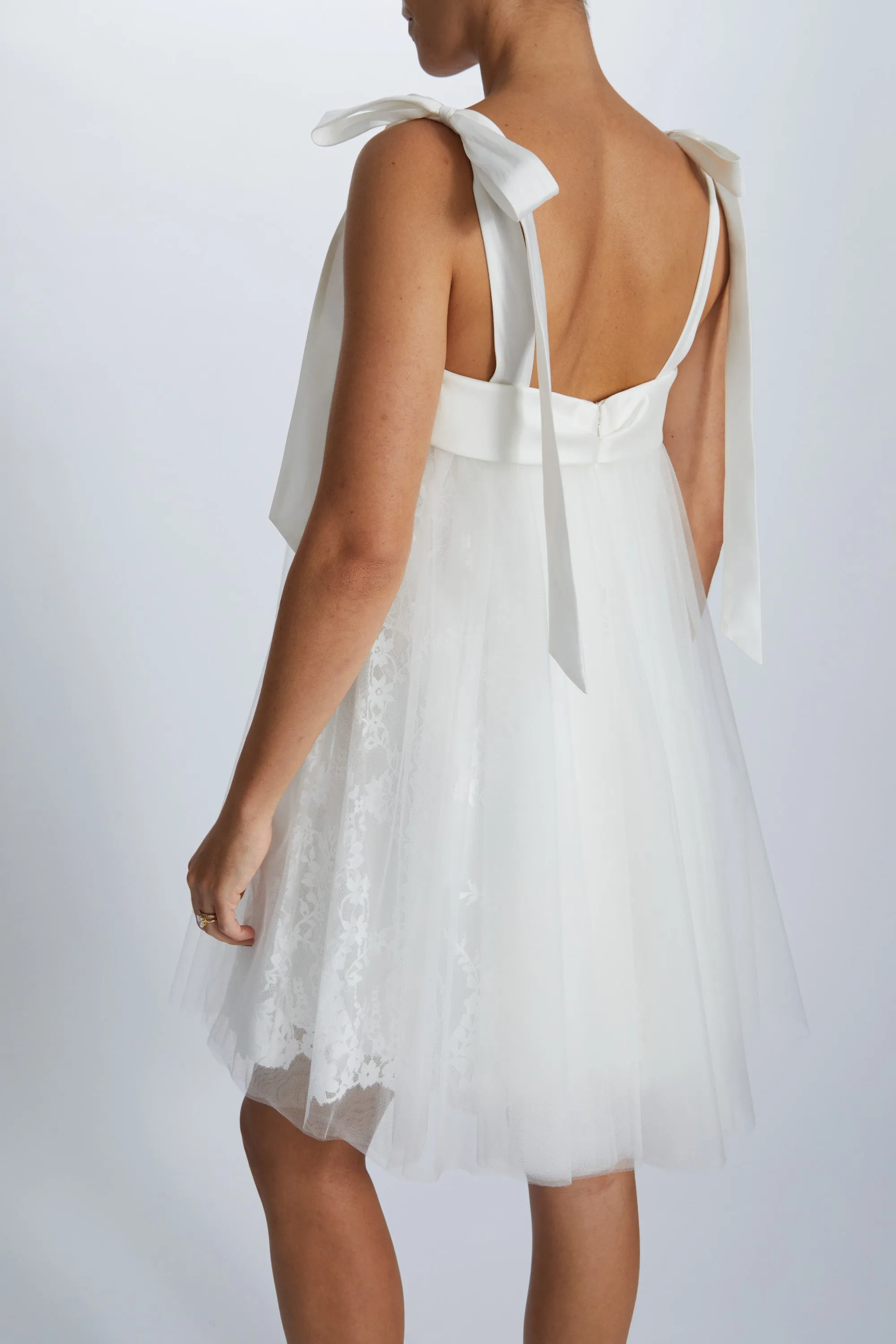 Trapeze Mini Dress sold by Amsale product image thumbnail 4