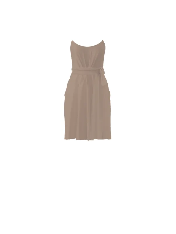 Bodice(Campbell), Skirt(Carla),Belt(Sash), latte sold by Amsale