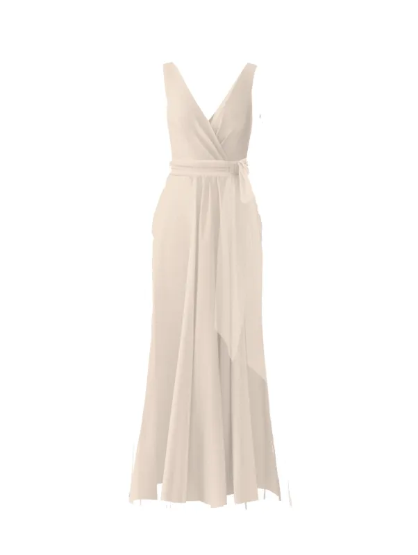 Bodice(Ava), Skirt(Justine),Belt(Sash), cream sold by Amsale