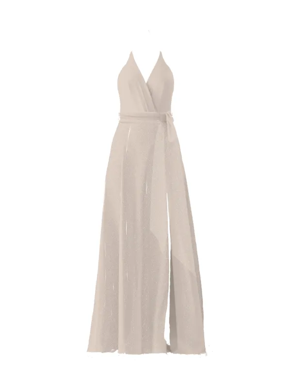 Bodice(Carmelle), Skirt(Arabella),Belt(Sash), fawn sold by Amsale