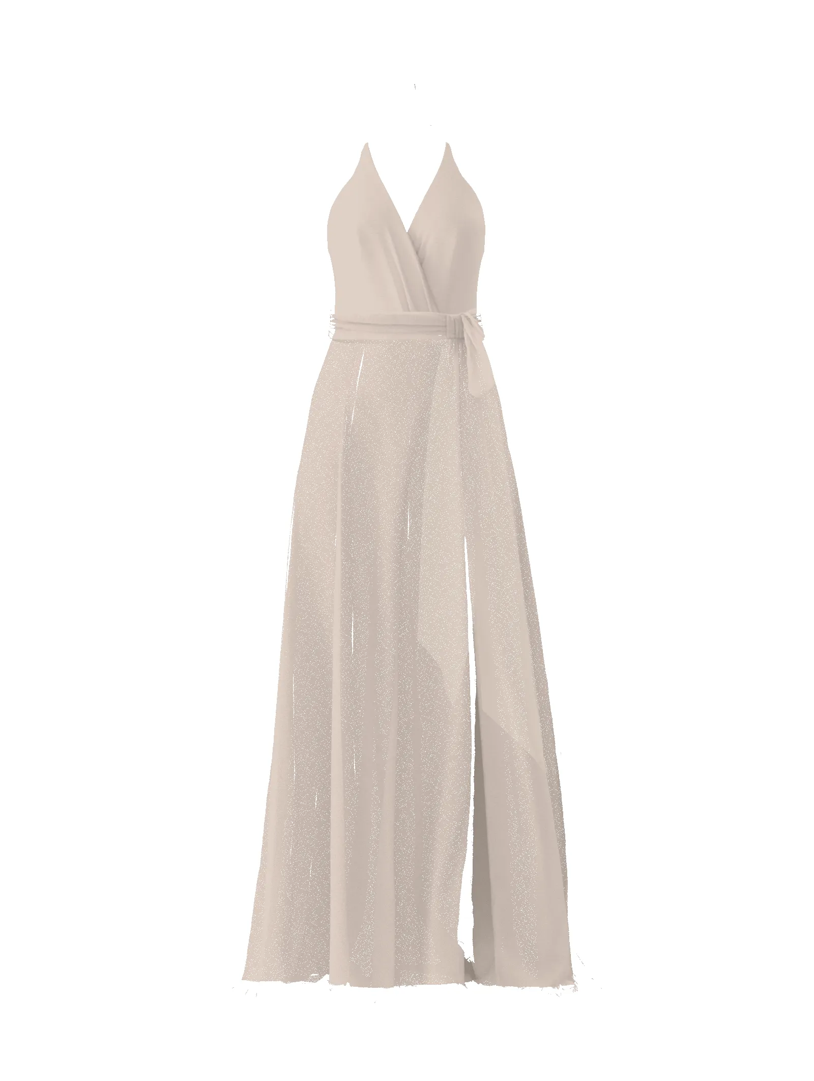 Bodice(Carmelle), Skirt(Arabella),Belt(Sash), fawn sold by Amsale