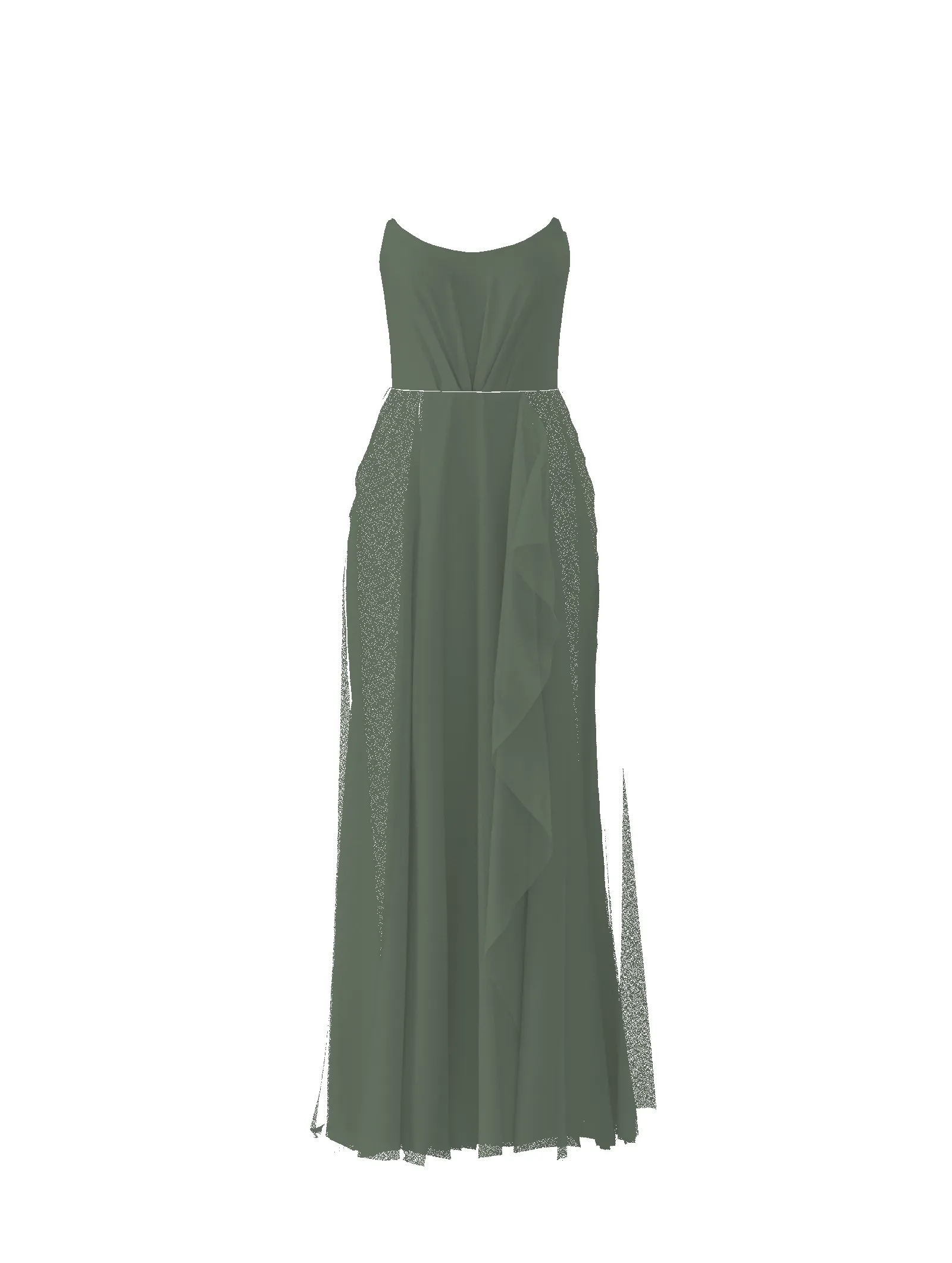 Bodice(Campbell), Skirt(Jaycie), olive sold by Amsale