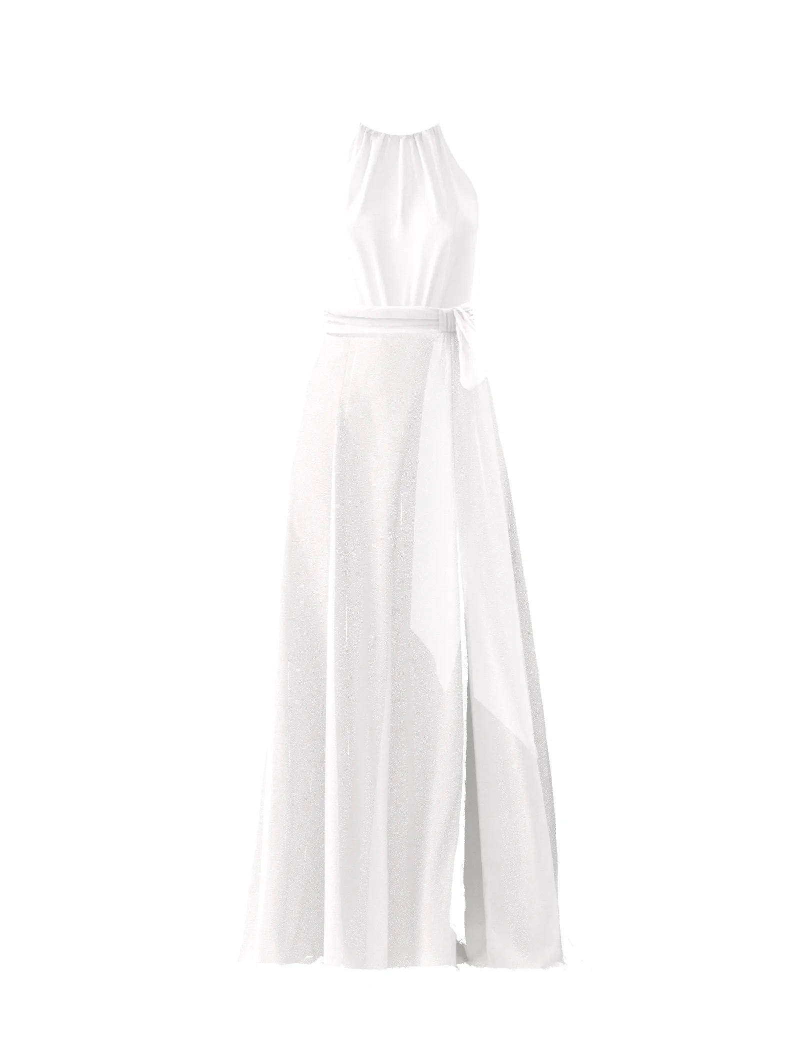 Bodice(Kyra), Skirt(Arabella),Belt(Sash), white sold by Amsale