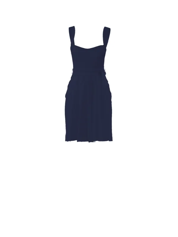 Bodice(Alexis), Skirt(Carla),Belt(Sash), french-blue sold by Amsale
