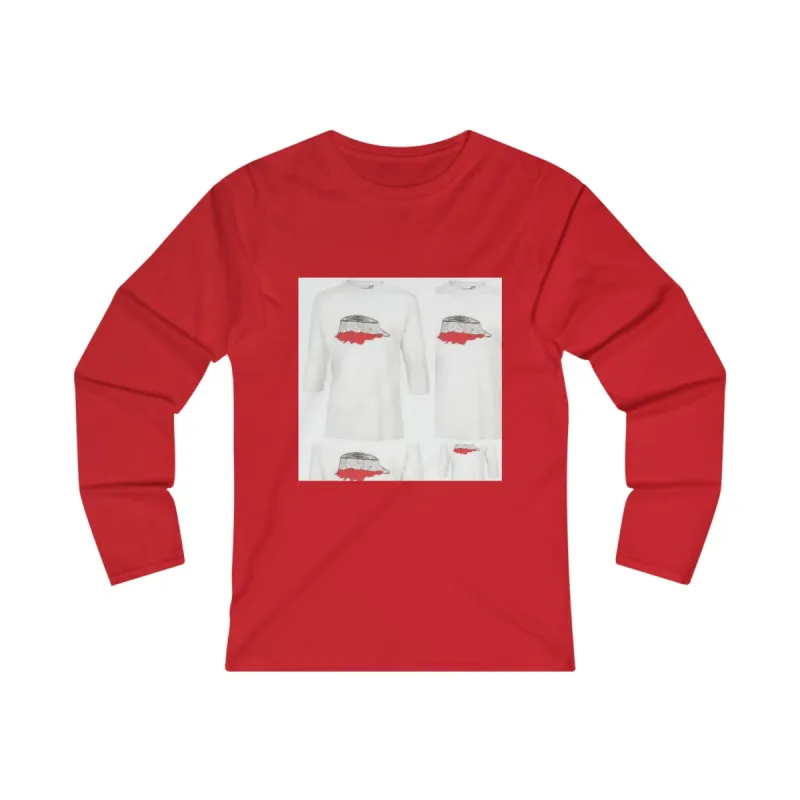 Women's Fitted Long Sleeve Tee sold by Anastasia