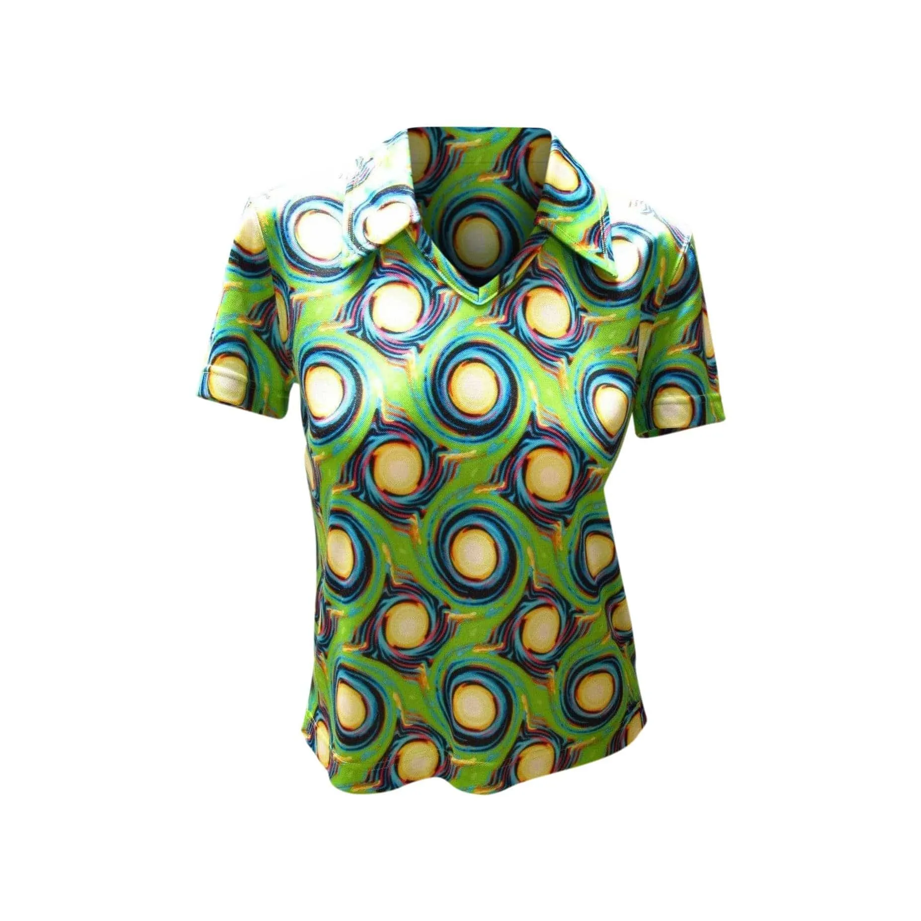 Matsuda Psychedelic Print Short Sleeve Top sold by Anastasia