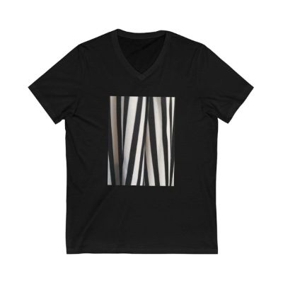 Unisex Jersey Short Sleeve V-Neck Tee sold by Anastasia