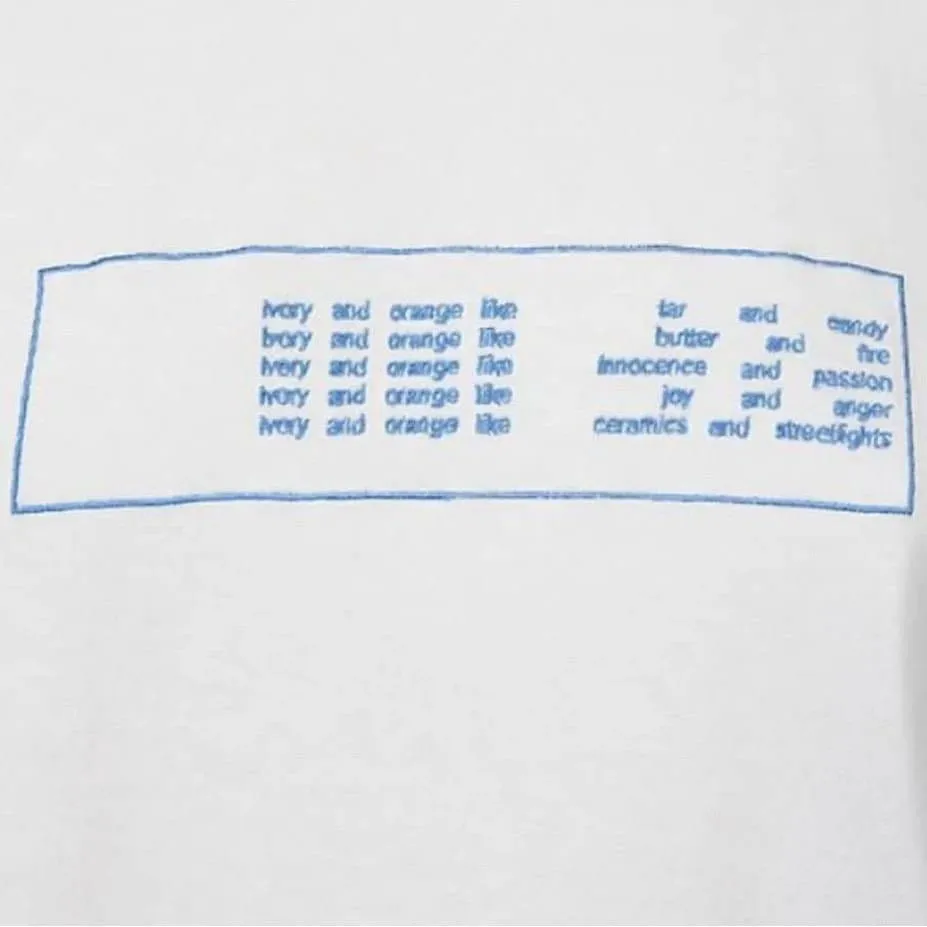 Undercover 'Less But Better' Embroidered T-Shirt - Grey Cotton sold by Anastasia product image thumbnail 5