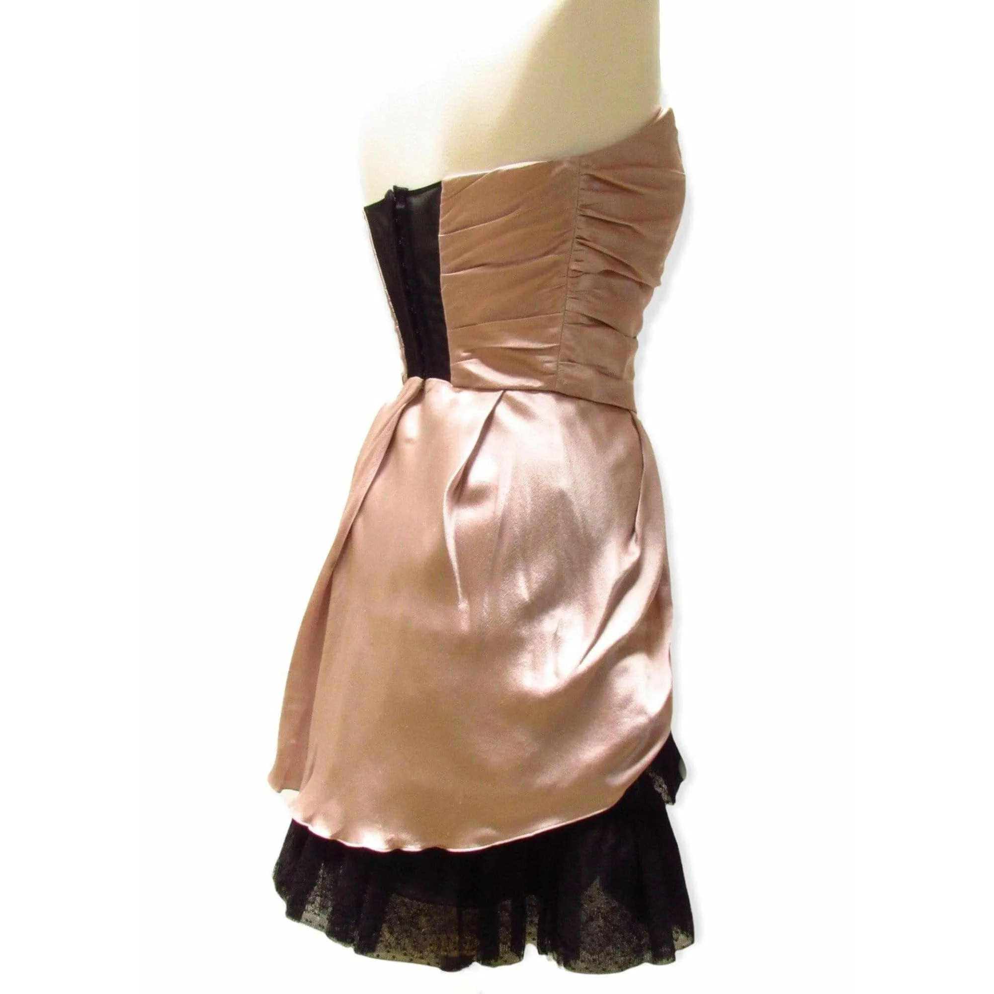 Philosophy by Alberta Ferretti Silk Strapless Dress sold by Anastasia product image thumbnail 4