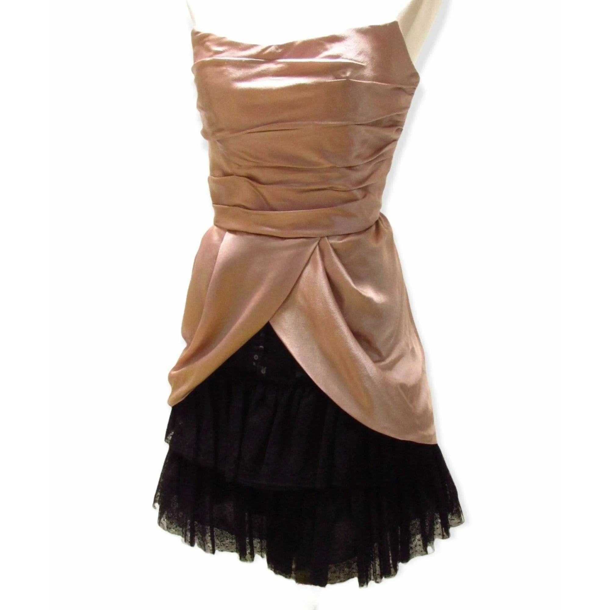 Philosophy by Alberta Ferretti Silk Strapless Dress sold by Anastasia product image thumbnail 2