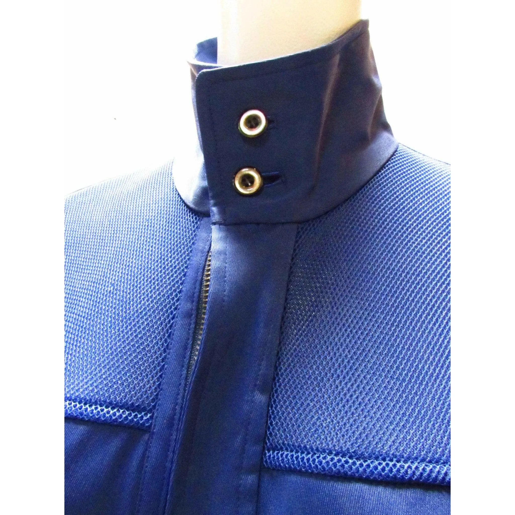 Matsuda Cobalt Blue Fitted Moto Jacket sold by Anastasia product image thumbnail 5