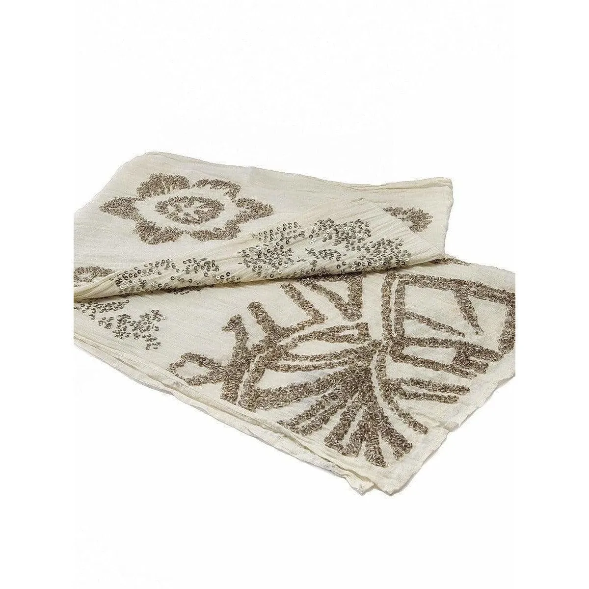 Peachoo & Krejberg Sequin Floral Scarf sold by Anastasia