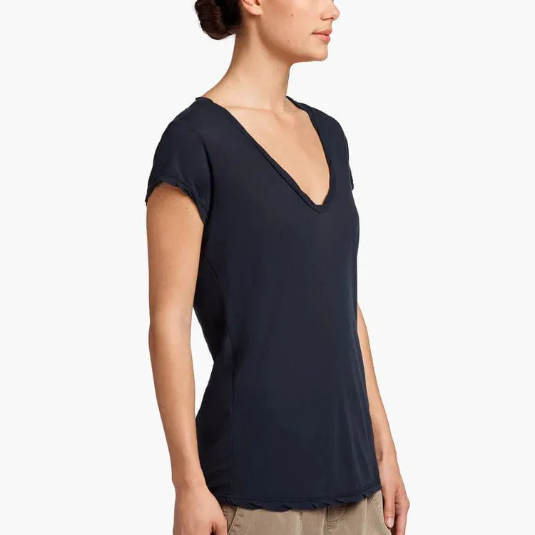 James Perse High Gauge Jersey Deep V Tee - Relaxed Fit Jersey sold by Anastasia product image thumbnail 2