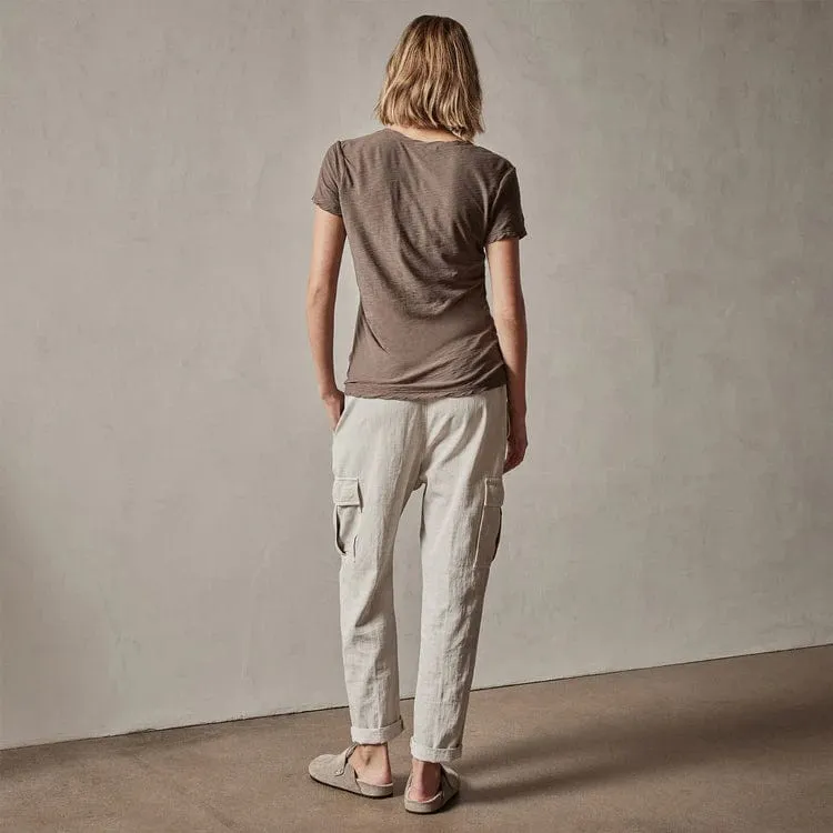 James Perse Sheer Slub V Neck Tee sold by Anastasia product image thumbnail 3