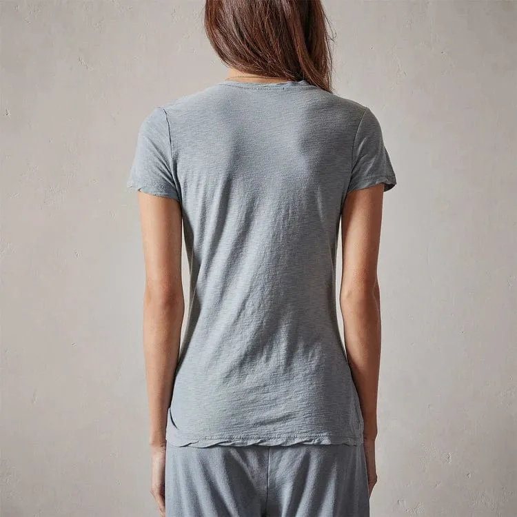 James Perse Casual V-Neck Tee - Cotton Slub Top sold by Anastasia product image thumbnail 5