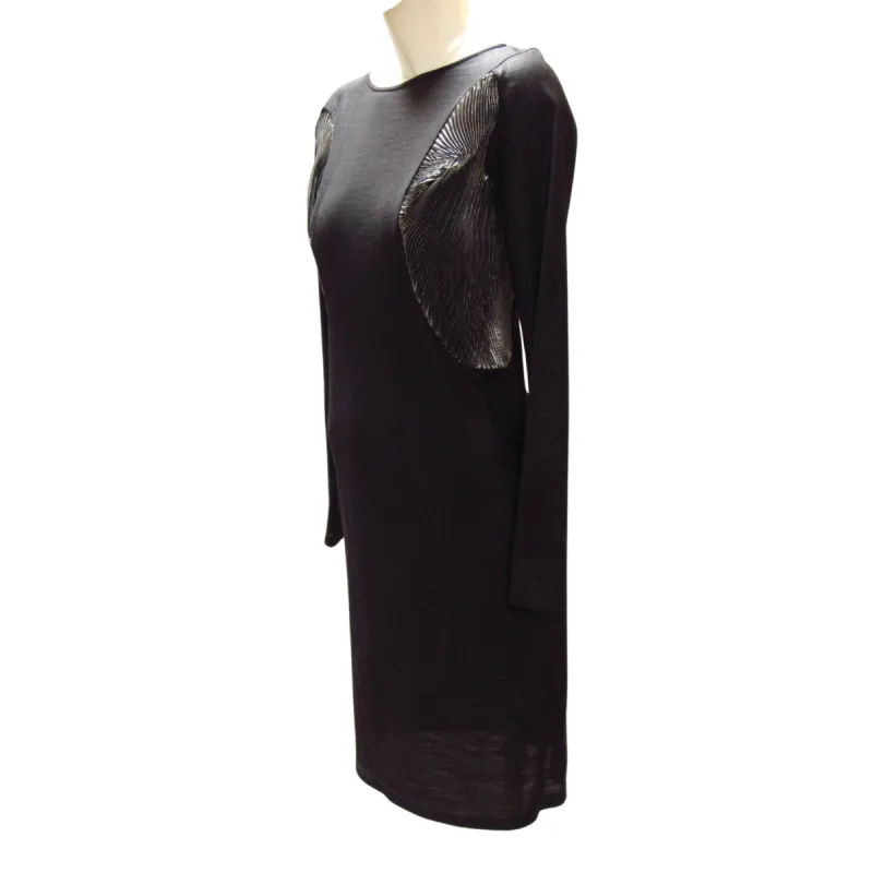 Hussein Chalayan Black and Silver Dress made by Anastasia