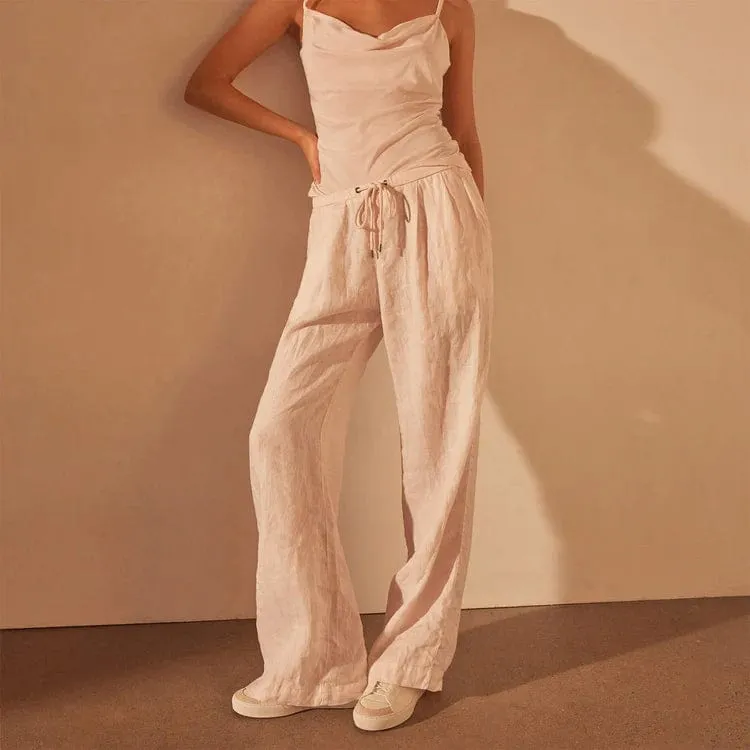 James Perse Wide Leg Relaxed Linen Pant sold by Anastasia product image thumbnail 2
