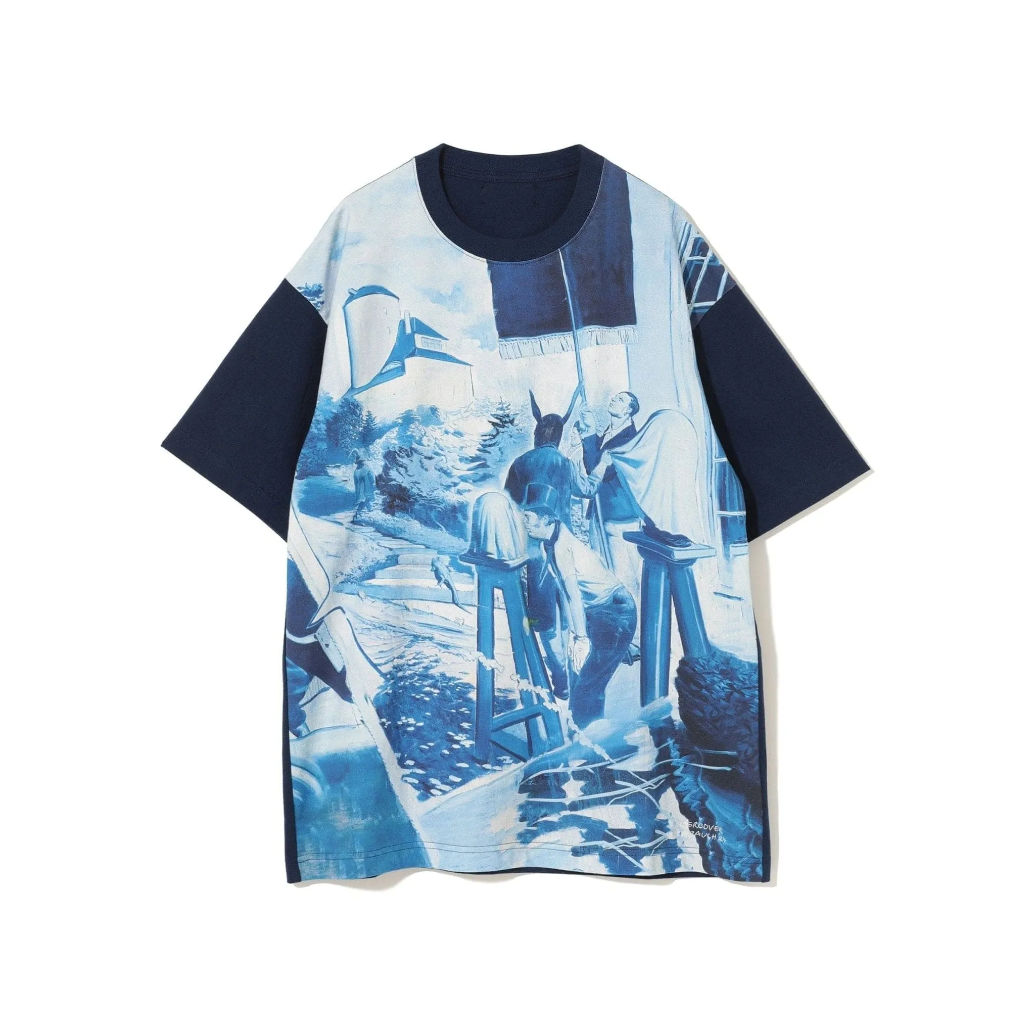 Undercover SS24 Navy Graphic Tee sold by Anastasia product image thumbnail 2
