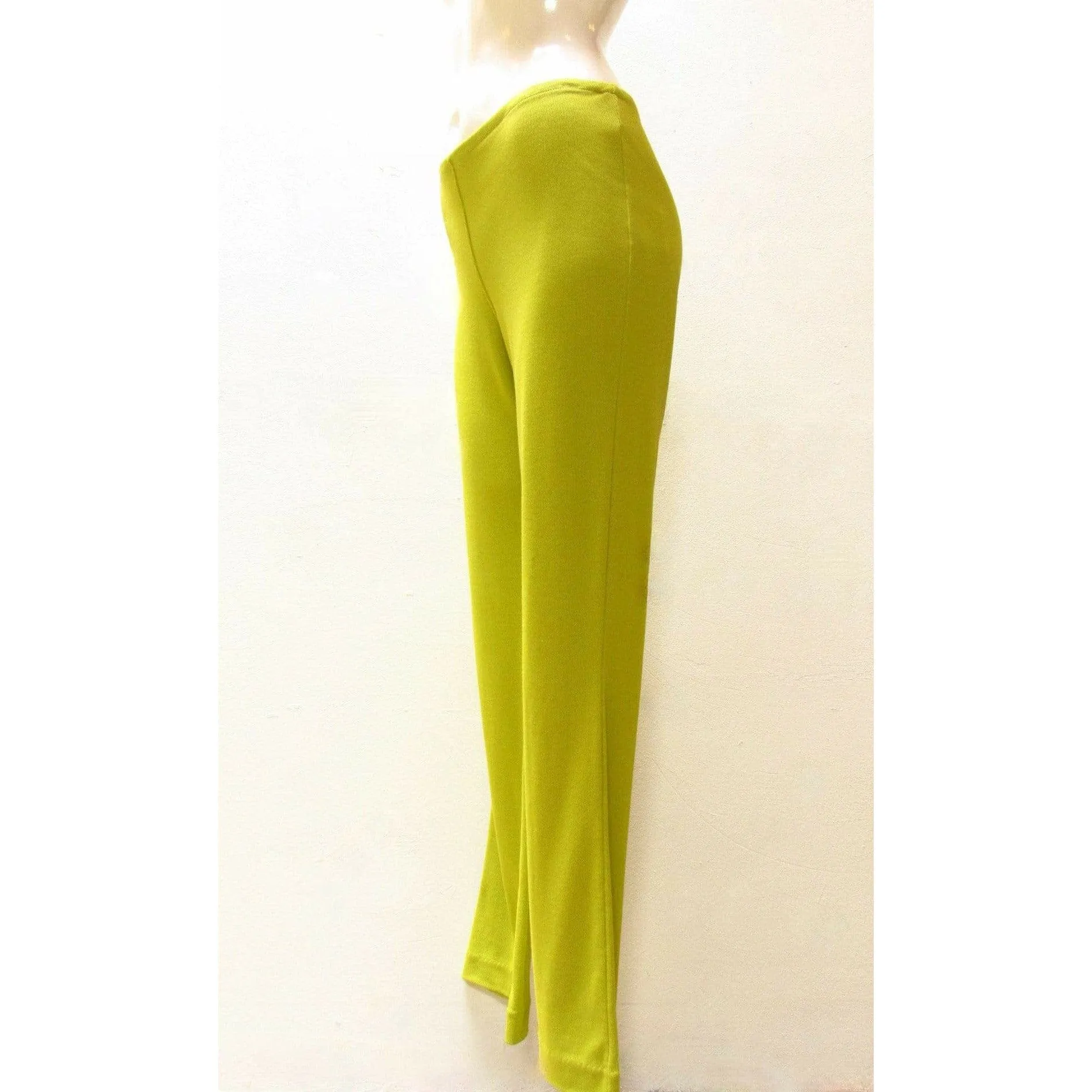 Matsuda Vintage Chartreuse Stretch Pant sold by Anastasia product image thumbnail 3