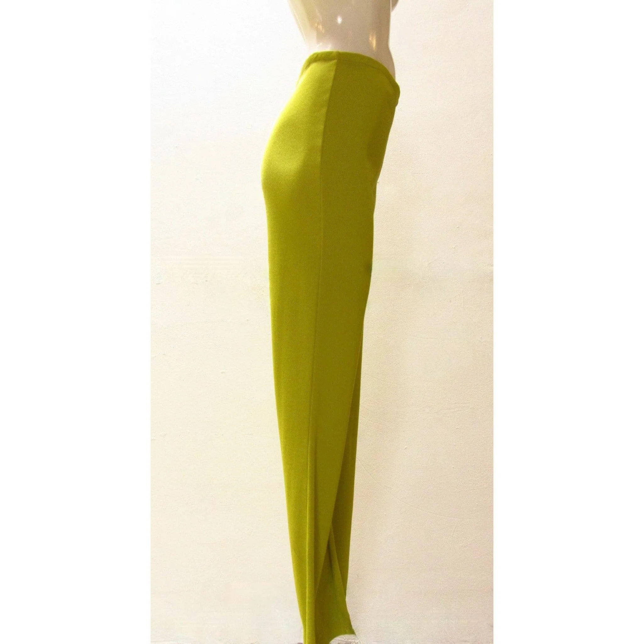 Matsuda Vintage Chartreuse Stretch Pant sold by Anastasia product image thumbnail 4