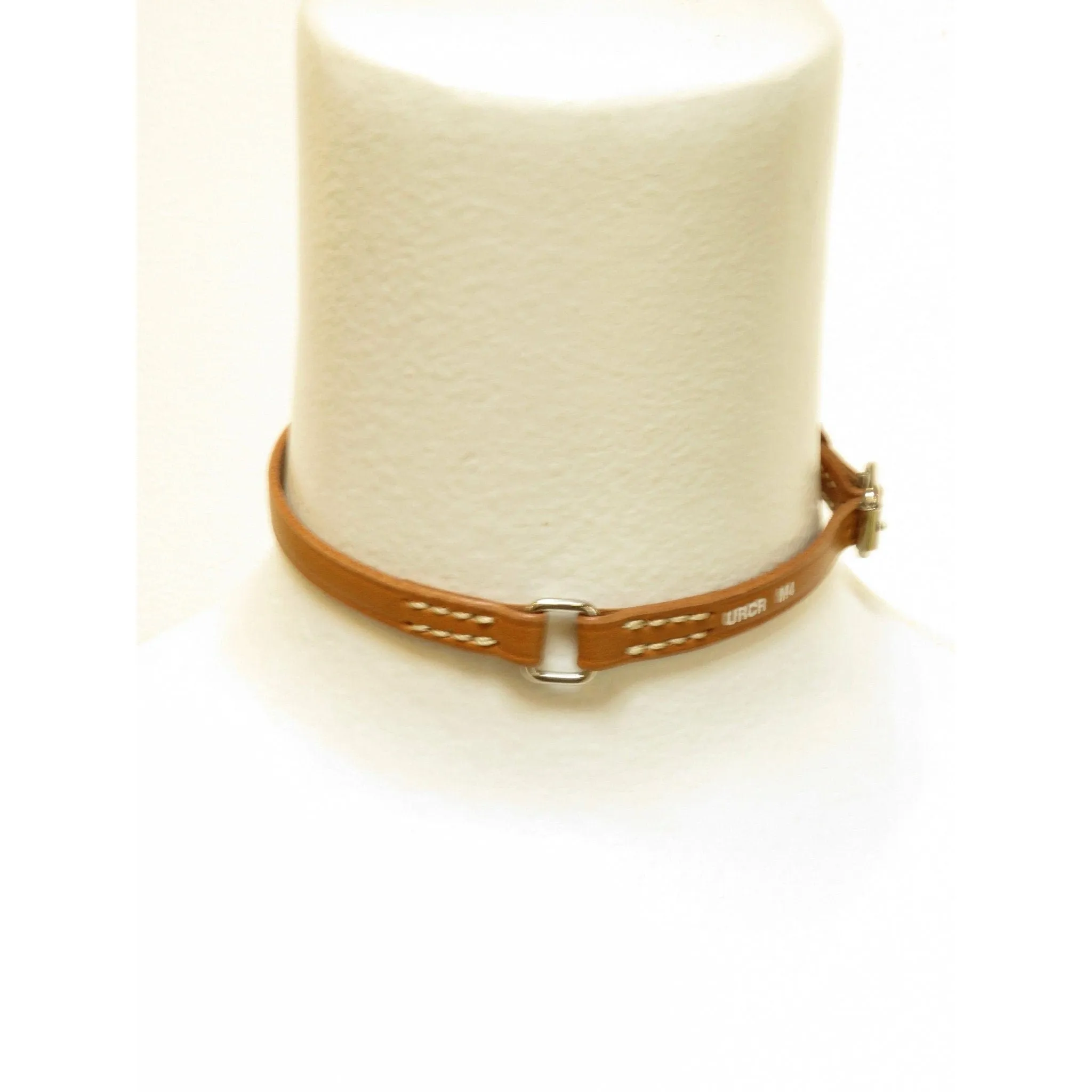Undercover Less But Better Collar Necklace - Cognac Leather sold by Anastasia product image thumbnail 2