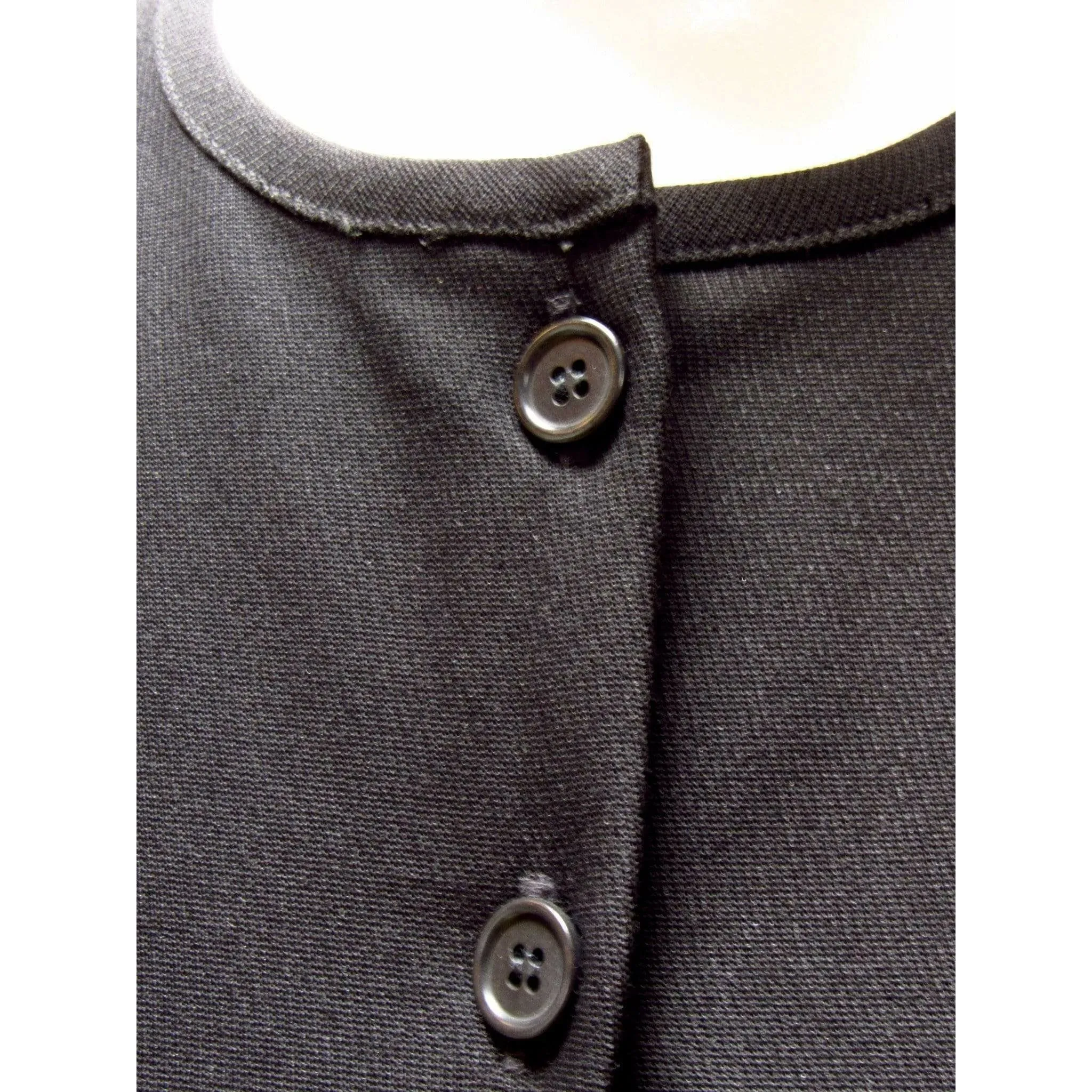 Helmut Lang Minimal Black Buttoned Vest sold by Anastasia product image thumbnail 5