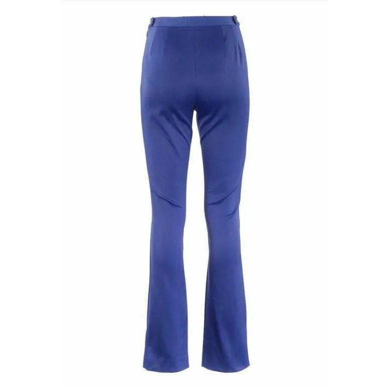 Matsuda Cobalt Blue High Waist Flared Pants sold by Anastasia product image thumbnail 3