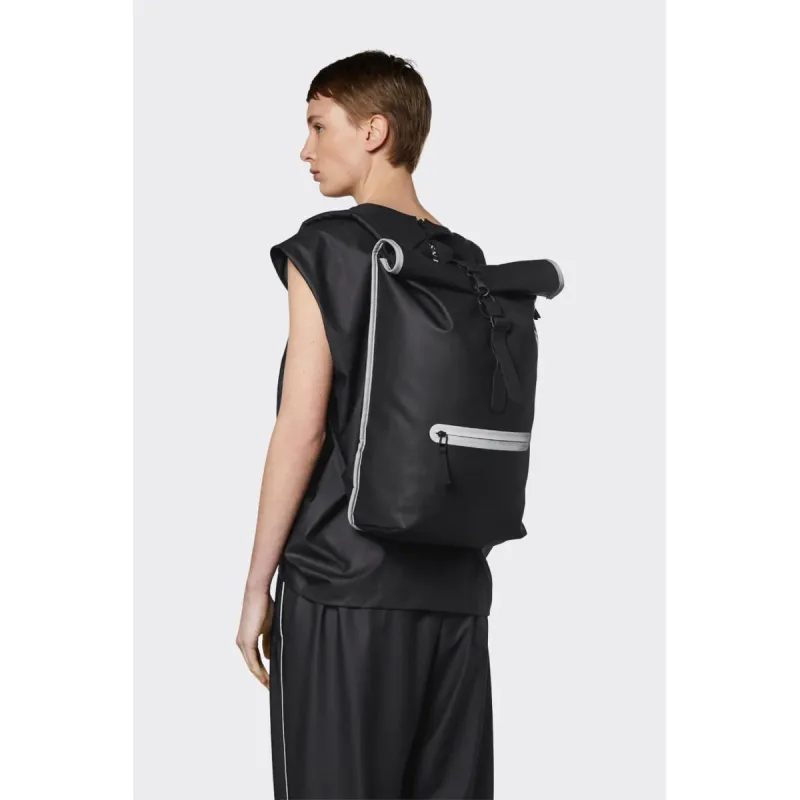 RAINS Rolltop Rucksack Reflective sold by Anastasia