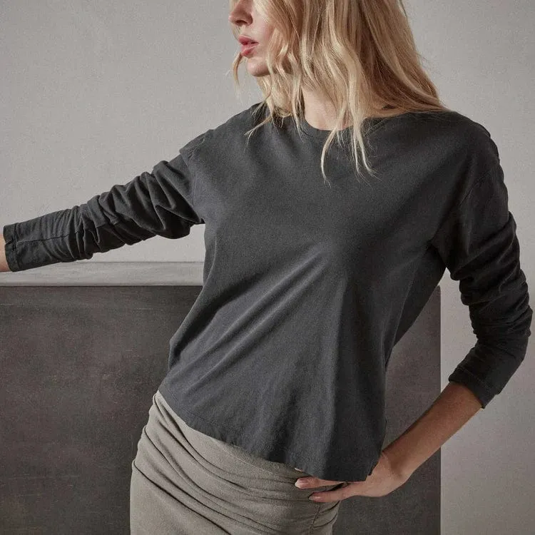 James Perse Boxy Long Sleeve Tee sold by Anastasia