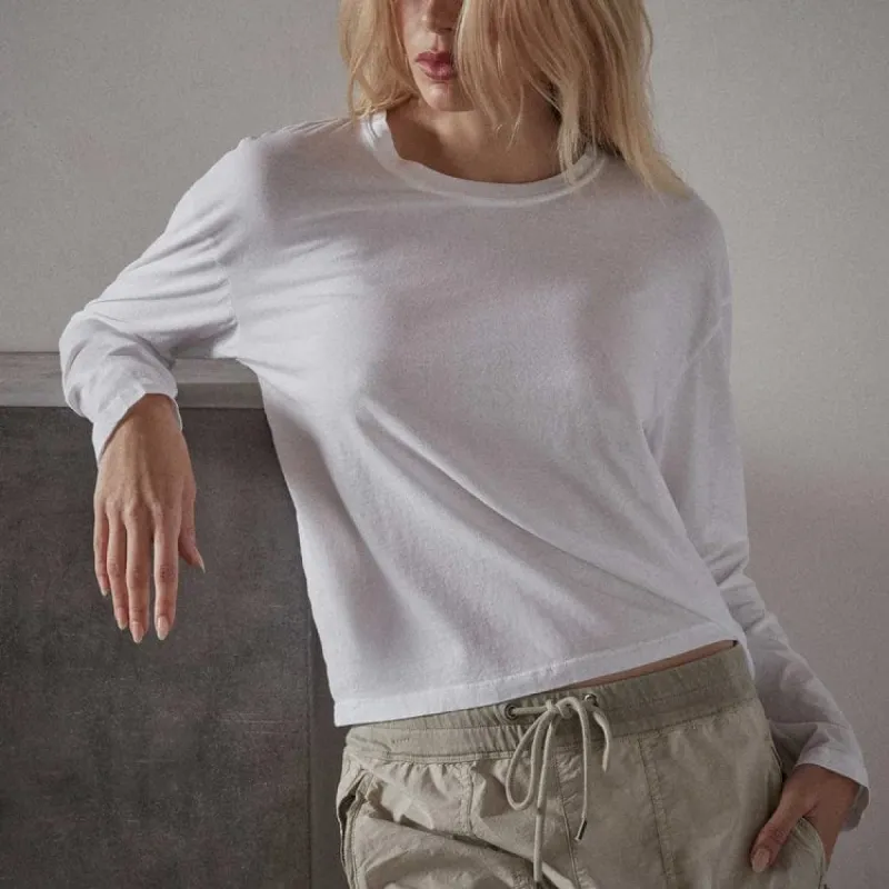 James Perse Boxy Long Sleeve Tee sold by Anastasia