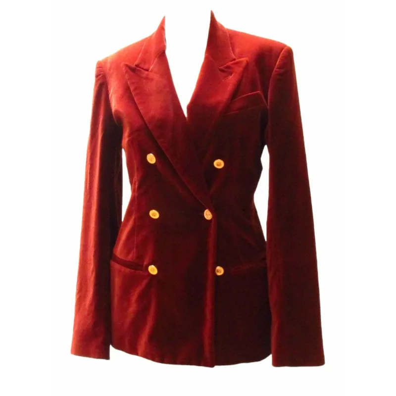 Jean Paul Gaultier Velvet Blazer sold by Anastasia