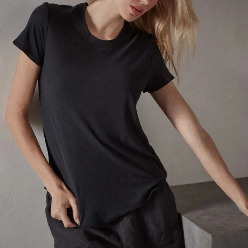 James Perse Sheer Slub Crew Neck Tee sold by Anastasia