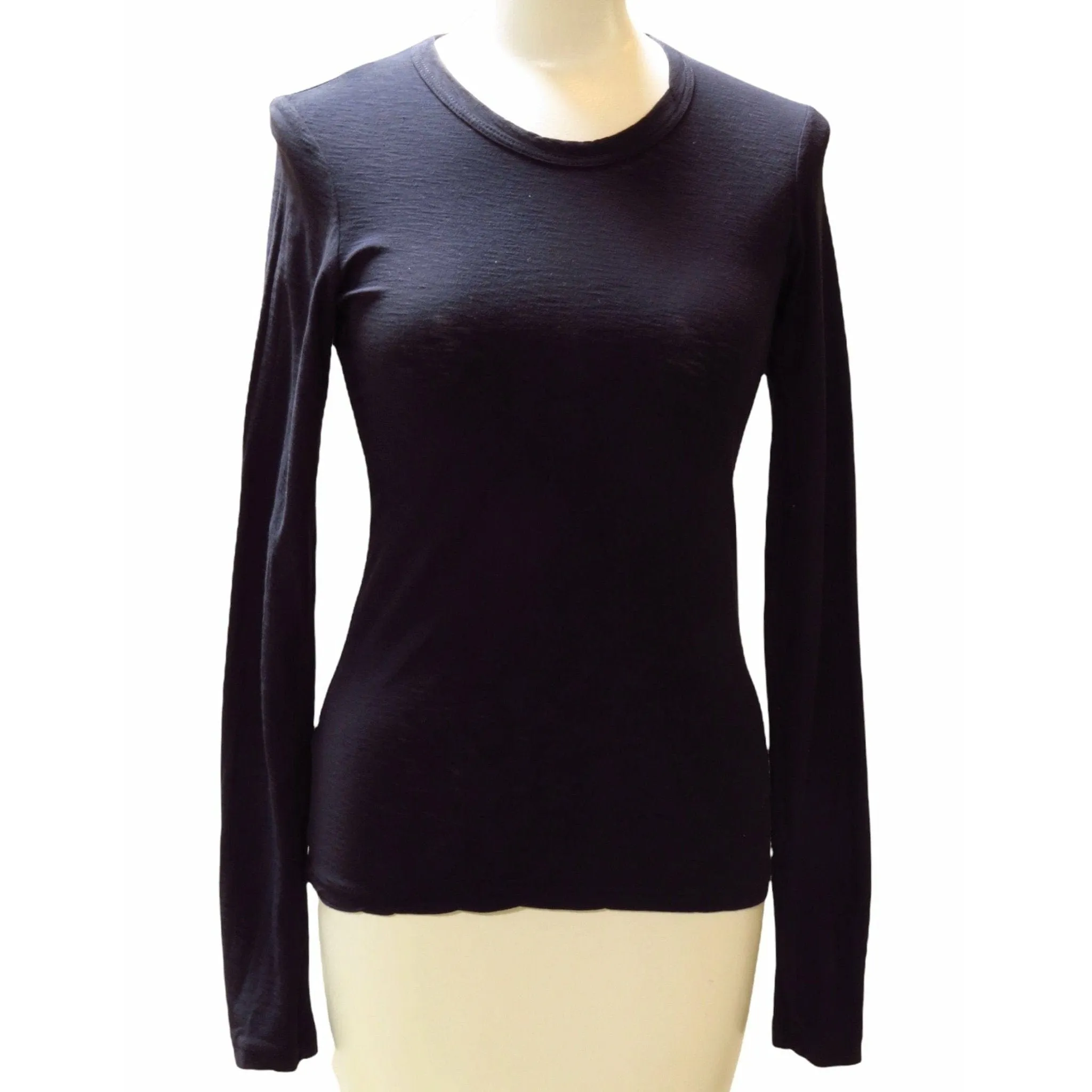 James Perse Long Sleeve Crew Tee sold by Anastasia product image thumbnail 4