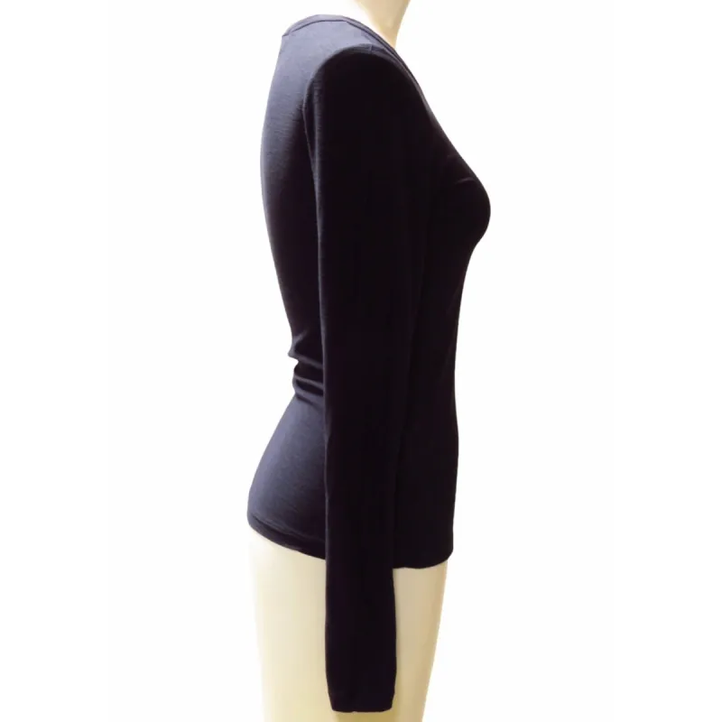 James Perse Long Sleeve Crew Tee sold by Anastasia