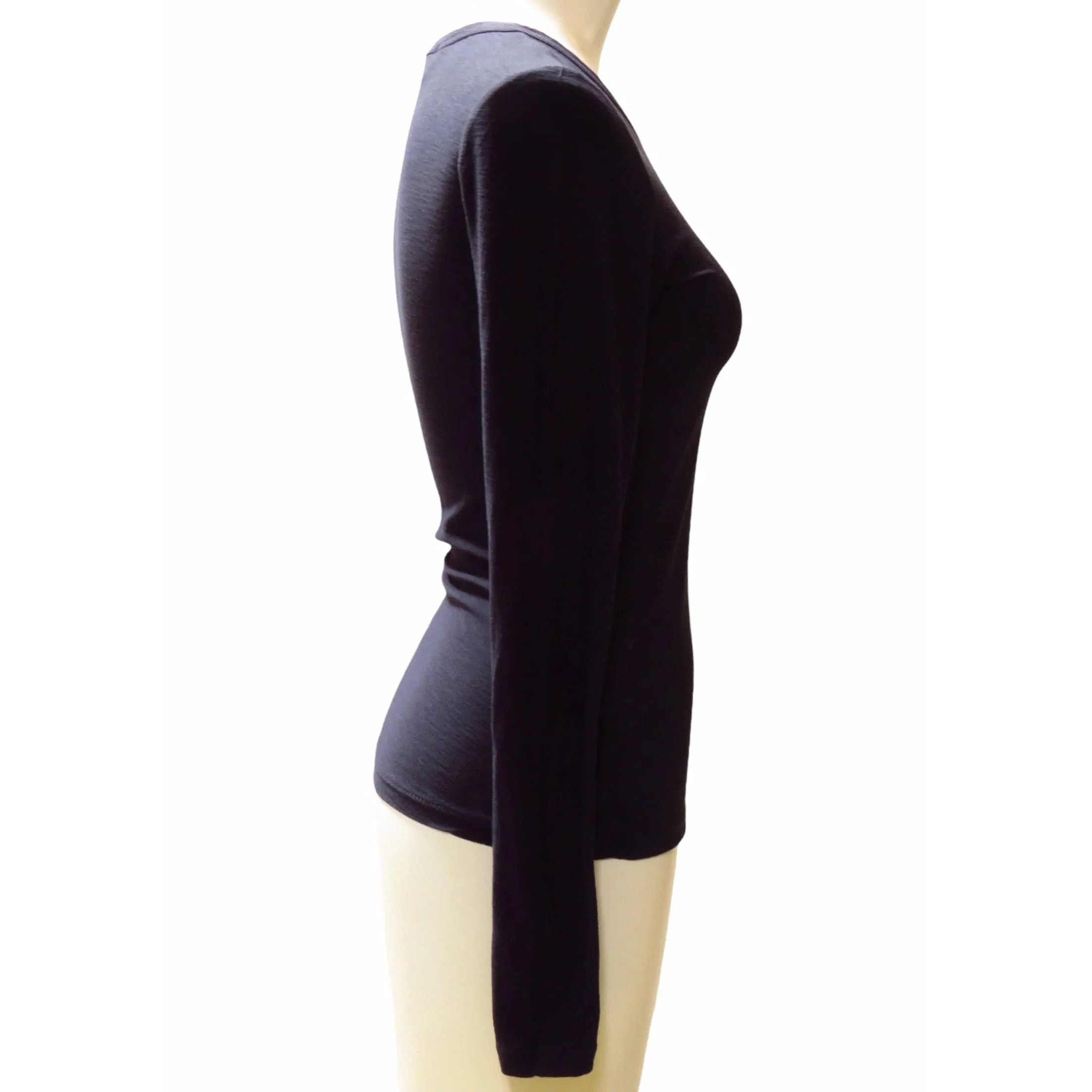 James Perse Long Sleeve Crew Tee sold by Anastasia product image thumbnail 3